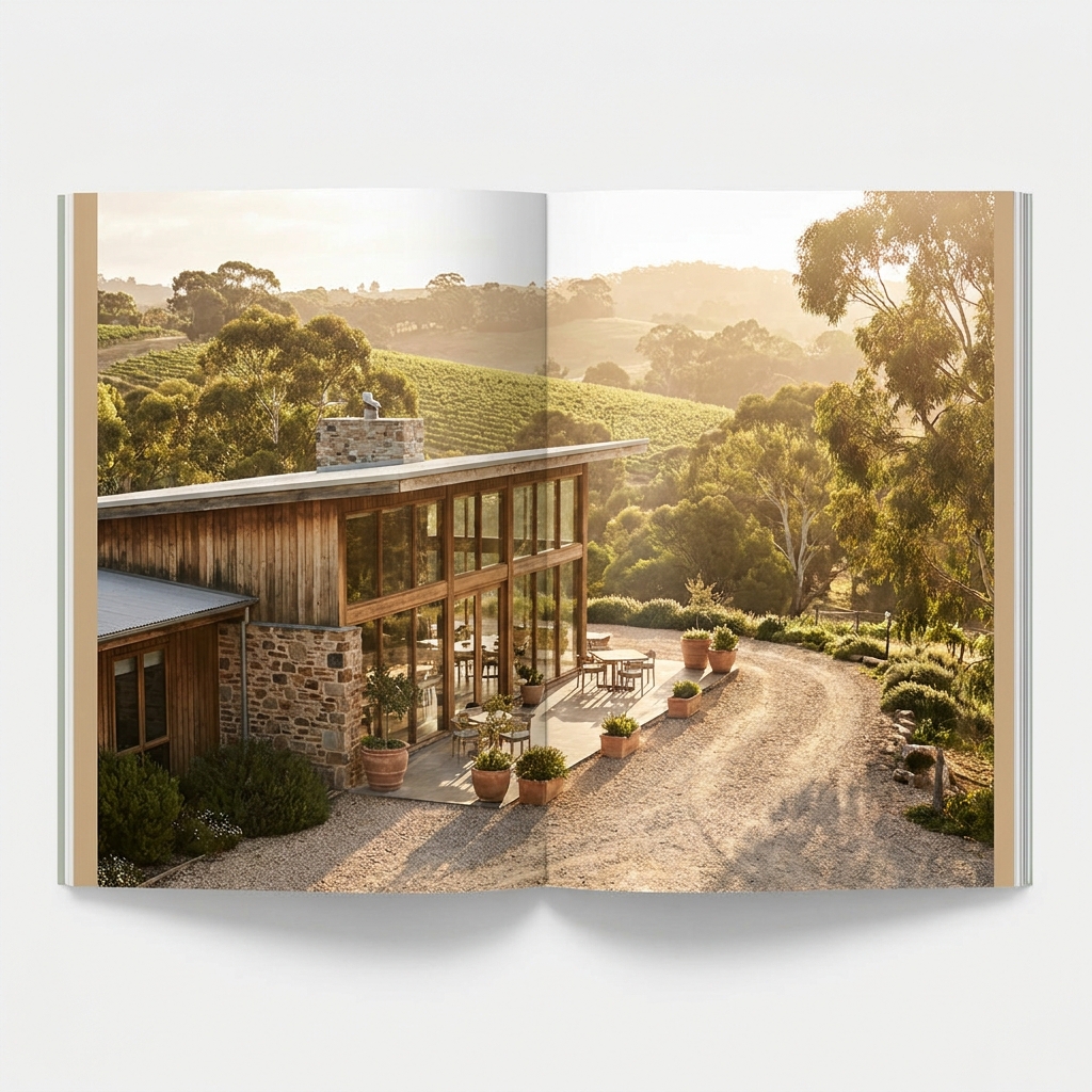 Copper Ridge Grand Hotel among Adelaide Hills countryside
