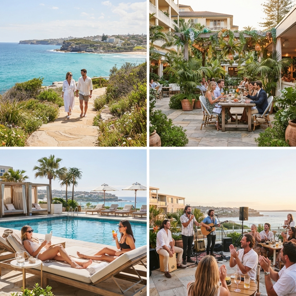 Australian resort travel experiences collage
